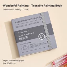 40sheets Mini Drawing Notebook Tearable Sketchbook Handbook 250G Thickened Paper Multiple Size Watercolor Graffiti Painting Book