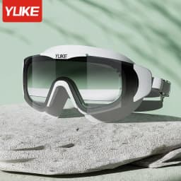 Swimming Goggles Waterproof and Anti-fog High Definition Professional Large Frame Diving Swimming Glasses Swimming Equipment