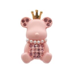1pcs Pink Bow Butterfly Designer Metal Shoe Charms Bag Luxury Decorations Pins for Women Girls Gifts Flower Shoe Accessories