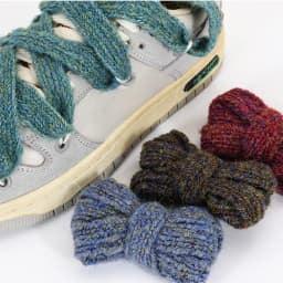 Cool 1.8cm Wide Plush Big Fat Flat Single-layer Colorful Mohair Shoelaces Fluffy Fuzzy Sneaker Lace for Women Lady Shoes String