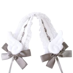 DXAE Handmade Hair Accessory Headband Gothic Lolitas Cosplay Maid Lace Hair Bands Cute Wings & Bowknots Decors for Women
