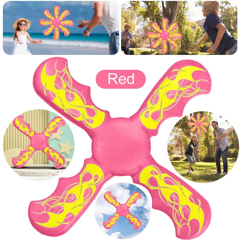 3 Bladed Boomerang Outside Toys Boomerang Funny Interactive Flying Discs Decompression Birthday Gifts for Kids