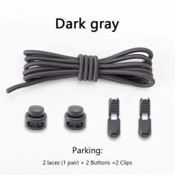 Men and Women No Tie Shoe Laces Spring Button Up Elastic Shoelaces Shoe Accessories Sneakers Classics Solid Color Shoelace