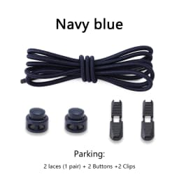Men and Women No Tie Shoe Laces Spring Button Up Elastic Shoelaces Shoe Accessories Sneakers Classics Solid Color Shoelace