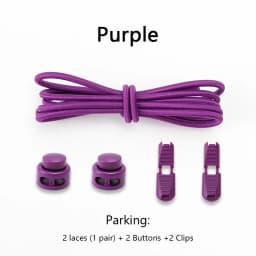 Men and Women No Tie Shoe Laces Spring Button Up Elastic Shoelaces Shoe Accessories Sneakers Classics Solid Color Shoelace