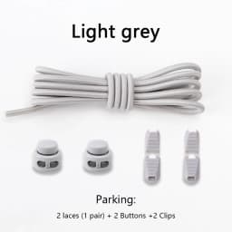 Men and Women No Tie Shoe Laces Spring Button Up Elastic Shoelaces Shoe Accessories Sneakers Classics Solid Color Shoelace