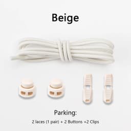 Men and Women No Tie Shoe Laces Spring Button Up Elastic Shoelaces Shoe Accessories Sneakers Classics Solid Color Shoelace