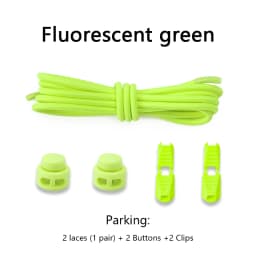 Men and Women No Tie Shoe Laces Spring Button Up Elastic Shoelaces Shoe Accessories Sneakers Classics Solid Color Shoelace