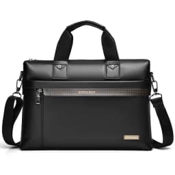 2026 New Men Briefcase High Quality Business Famous Brand PU Leather Shoulder Messenger Bag Office Handbag A4Document Laptop Bag