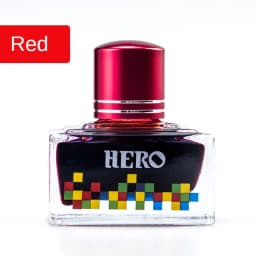 HERO Colorful 40ml Fountain Pen Ink Refilling Ink Stationery School Cartridge Converter Office Ink Supplies Stationery PK JINHAO