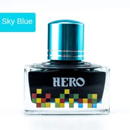 HERO Colorful 40ml Fountain Pen Ink Refilling Ink Stationery School Cartridge Converter Office Ink Supplies Stationery PK JINHAO