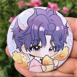 Game Love And Deepspace Qinche Sylus Xavier Zayne Rafayel Cosplay Costumes SPTE Tin Plated Pin Badge Accessories Pendant Prop
