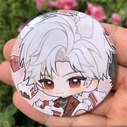 Game Love And Deepspace Qinche Sylus Xavier Zayne Rafayel Cosplay Costumes SPTE Tin Plated Pin Badge Accessories Pendant Prop