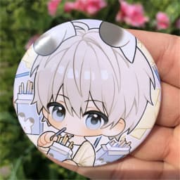 Game Love And Deepspace Qinche Sylus Xavier Zayne Rafayel Cosplay Costumes SPTE Tin Plated Pin Badge Accessories Pendant Prop
