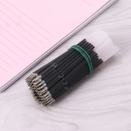 0.7mm Ballpoint Pen Refills Replacement Smooth Writing for Retractable Pens 100x