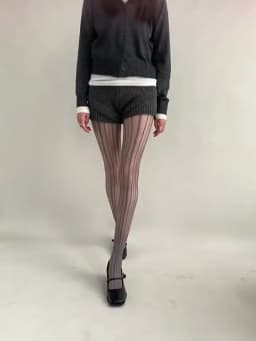 Lolita Stockings Womens Fishnet Tights Sexy Geometric Striped Pantyhose Rattan Mesh Lace Gothic Cute Seamless Fishnet Legging