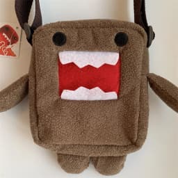 Domo Kun Mini Crossbody Bags for Women Men Kids Cute Small Shoulder Messenger Bag Anime Kawaii Phone Bag
