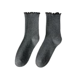 Woman Socks Autumn Winter New Solid Color Retro Frilly Ruffle Socks Female Casual Daily Preppy Style Japanese Crew Socks Girls