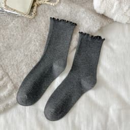 Woman Socks Autumn Winter New Solid Color Retro Frilly Ruffle Socks Female Casual Daily Preppy Style Japanese Crew Socks Girls