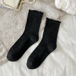 Woman Socks Autumn Winter New Solid Color Retro Frilly Ruffle Socks Female Casual Daily Preppy Style Japanese Crew Socks Girls