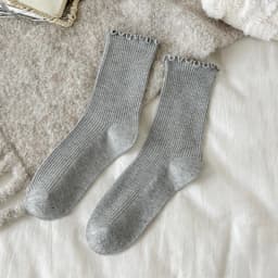 Woman Socks Autumn Winter New Solid Color Retro Frilly Ruffle Socks Female Casual Daily Preppy Style Japanese Crew Socks Girls