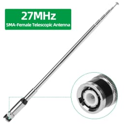 ABBREE 27MHz SMA-Female/SMA-Male/BNC Handheld Telescopic CB Antenna For Quansheng UV-K5 UV-K5(8) baofeng UV-K61 Walkie Talkie