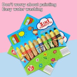 10 Short Jumbo Colored Pencils, Cute Animal Pencils for Kids ages 3-12, Halloween Thick Pencils with Sharpener, Toddler Coloring