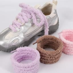 1 Pairs Plush Lacing Furry Fluffy Shoelaces Round Plush Shoelaces Replacement Sports Shoes Laces Round Shoelaces