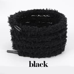 1 Pairs Plush Lacing Furry Fluffy Shoelaces Round Plush Shoelaces Replacement Sports Shoes Laces Round Shoelaces