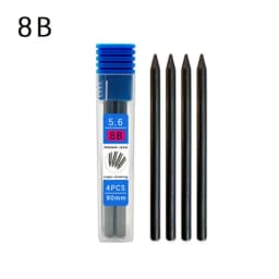 5.6mm Mechanical Pencil Metal 2B/4B/6B/8B Pencil Refill Automatic Pencil Sketch Comics Design Drawing Writing Tool Sketch Pencil
