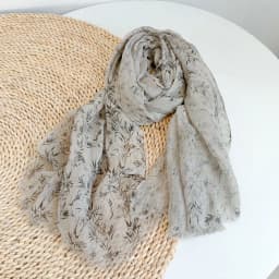 Spring and Summer 100% Linen Polka Dot Lightweight Breathable Sunscreen Scarf Shawl