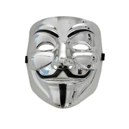V For Vendetta Mask Killer Guy Fawkes Bronze Gold Masks Halloween Masquerade Silver Mask Movie Cosplay Masques Supplies