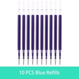 Retractable Gel Pen Set 0.5mm Black/Red/Blue Large Capacity Ball Point Pen Handle Replaceable Refills Rod School Office Supplies
