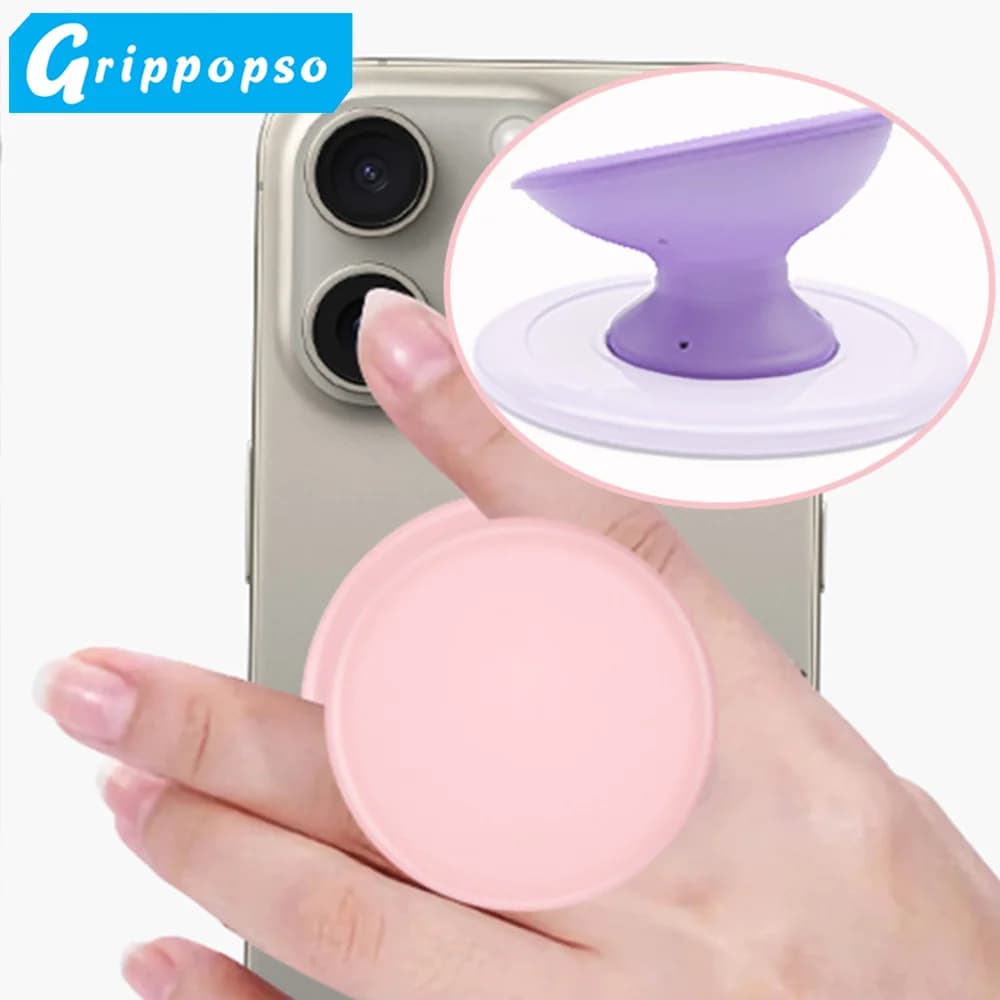 Grippopso Pop Magnetic Cellphone Grip Socket Holder Stand NEW Silicone Griptok For Magsafe Accessories Smart Phone Bracket