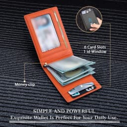 Rfid Credit Card Holder Men Wallets Money Clip Luxury Slim Thin Mini Wallet Business Male Small Short Minimalist Billfold Vallet
