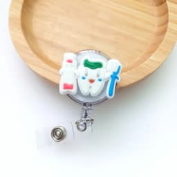 Doctor Nurse Cute Cartoon Retractable Badge Reel ID Lanyard Name Tag Card Badge Holder Reels Keychain Card Holder Accessories