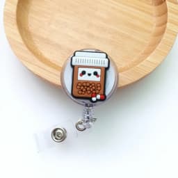 Doctor Nurse Cute Cartoon Retractable Badge Reel ID Lanyard Name Tag Card Badge Holder Reels Keychain Card Holder Accessories