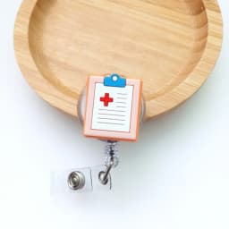 Doctor Nurse Cute Cartoon Retractable Badge Reel ID Lanyard Name Tag Card Badge Holder Reels Keychain Card Holder Accessories