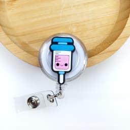 Doctor Nurse Cute Cartoon Retractable Badge Reel ID Lanyard Name Tag Card Badge Holder Reels Keychain Card Holder Accessories
