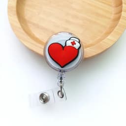 Doctor Nurse Cute Cartoon Retractable Badge Reel ID Lanyard Name Tag Card Badge Holder Reels Keychain Card Holder Accessories