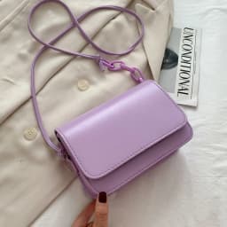 Women Acrylic Chain Crossbody Bags Trend Vintage Fashion Female Shoulder Tote Bag Lady Leather Handbag