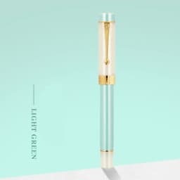 Jinhao 100 Centennial Fountain Pen Resin Luxury Pens Green Color F/M Classic Nib Writing Pen Stationery Office School Supplies