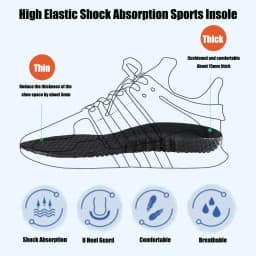 EVA Sport Orthopedic Insoles for Shoes Sole Shock Absorption Breathable Cushion Running Insoles for Feet Man Women Shoe Pads