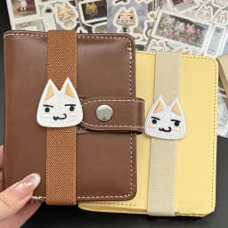 Cartoon Kitten Notebook Decoration Straps Elastic Loose-leaf Notebook Band Binding Rope Binder Strap Notebook Strap