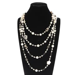Classic Exquisite Pearl Long Sweater Necklace Fashion Lady Party Wedding Crystal Jewelry