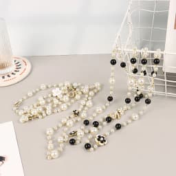 Classic Exquisite Pearl Long Sweater Necklace Fashion Lady Party Wedding Crystal Jewelry