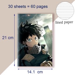 Anime My Hero Academia A5 Notebook Sketch Note Book Boku No Hero Academia Notepad For Writing Painting Journal COSPLAY # X56