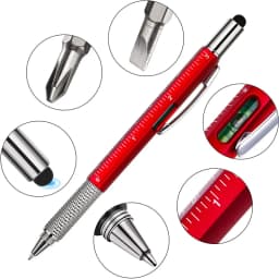 16Pcs Multitool Ballpoint Pens Cool Tools Gadget for Dad Pocket Multi Tool for Woodworker Carpenter Construction