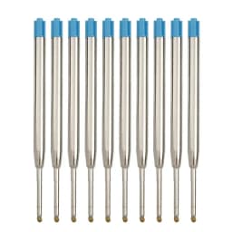 5/10/20Pcs Ballpoint Pen Refill For Parker Pens Medium Point L:3.9 In Black Ink Rods Refill Writing Office Stationery Supplies