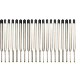 5/10/20Pcs Ballpoint Pen Refill For Parker Pens Medium Point L:3.9 In Black Ink Rods Refill Writing Office Stationery Supplies